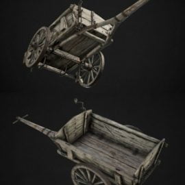 Wooden Cart Free Download