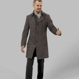 Business Man Walking 3d model Free Download