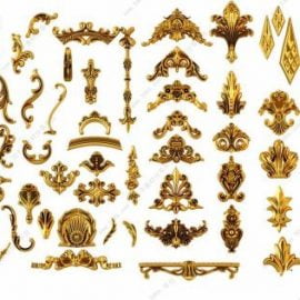 Carved European accessories Free Download