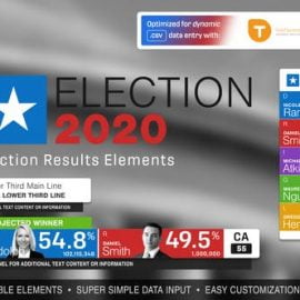 Videohive Election Results Elements 28655204 Free Download