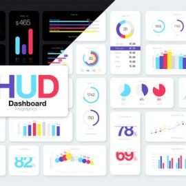 Videohive HUD Dashboard Infographics 27449314 Free Download