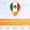 Videohive Mexico Map United Mexican States Travel Map 28581932 Free Download