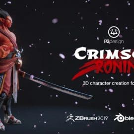 Crimson Ronin 3D PBR character creation for games Download
