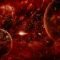 Videohive Abstract Dark Red Space Scene with Planets and Asteroids 22547528 Free Download