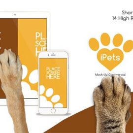 Videohive Pets Flat MockUp Device Kit 14345010 Free Download