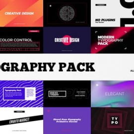 Videohive Stylish Typography Pack 29014567 Free Download