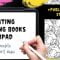 Create coloring books using your iPad – for people who can’t draw