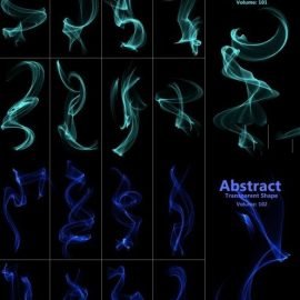 CreativeMarket Abstract Motion Brush and PNG Bundle 5284065 Free Download