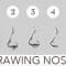 Drawing Stylised Noses: Semi-Realistic to Comic Style Noses