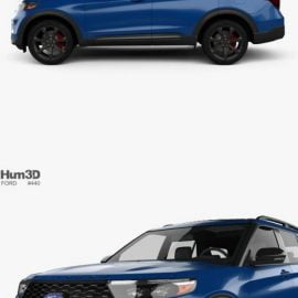 Ford Explorer ST 2020 3D model Free Download