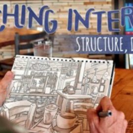 Sketching Interiors: Structure, Detail & Play