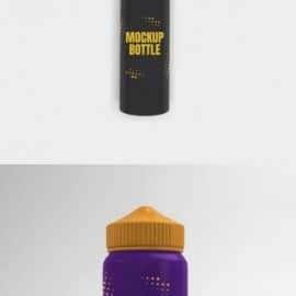 Vape liquid bottle mockup Free Download