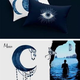 Watercolor Moon Clipart Magic Mysterious 6560191 Free Download