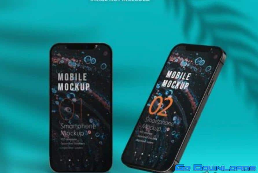 Beautiful smartphone multiple screen mockup Free Download