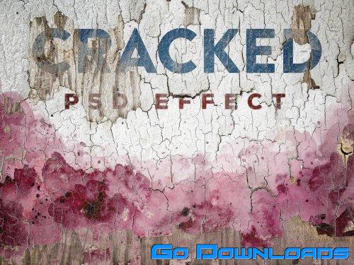 Cracked Painted Texture Mockup 399641592 Free Download