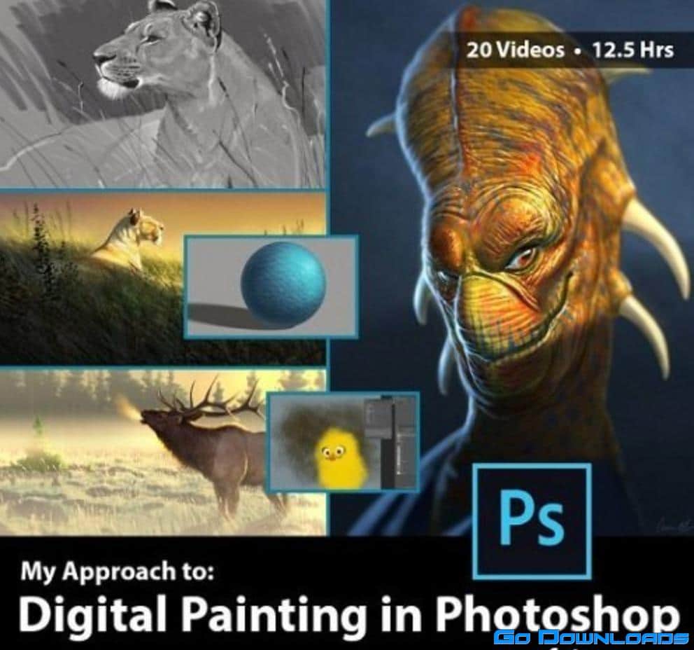 Digital Painting in Photoshop with Aaron Blaise Free Download
