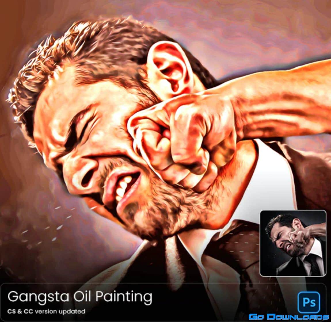 GraphicRiver – Gangsta Oil Painting 29325777 Free Download