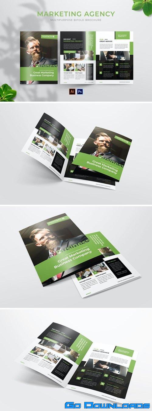 Marketing Agency Bifold Brochure