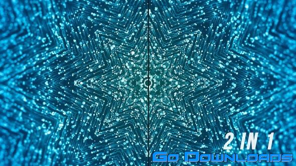 Videohive Blue Snowflake Christmas Abstract Backgrounds 29593022 Free Download