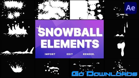 Videohive Snowball Elements After Effects 29648320 Free Download