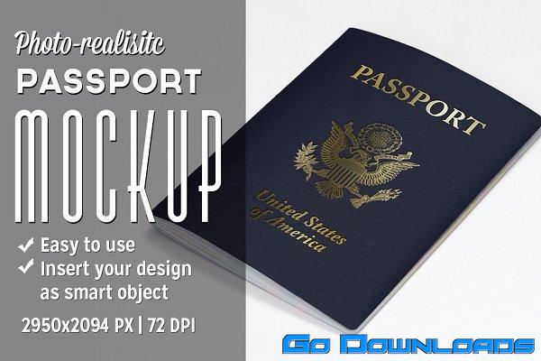 Passport Mockup  Creativemarket 56093