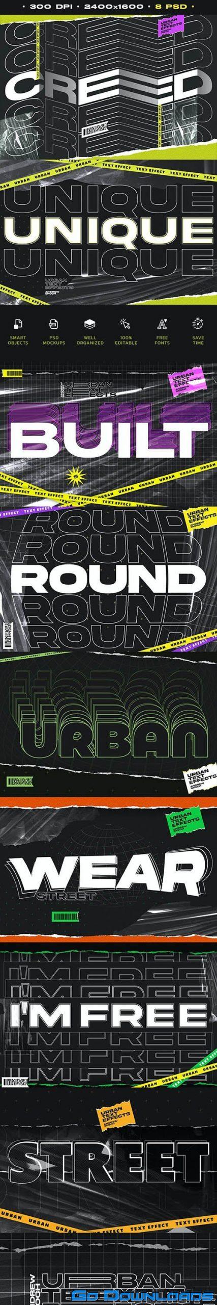 GraphicRiver Urban Text Effects 30440169 Free Download