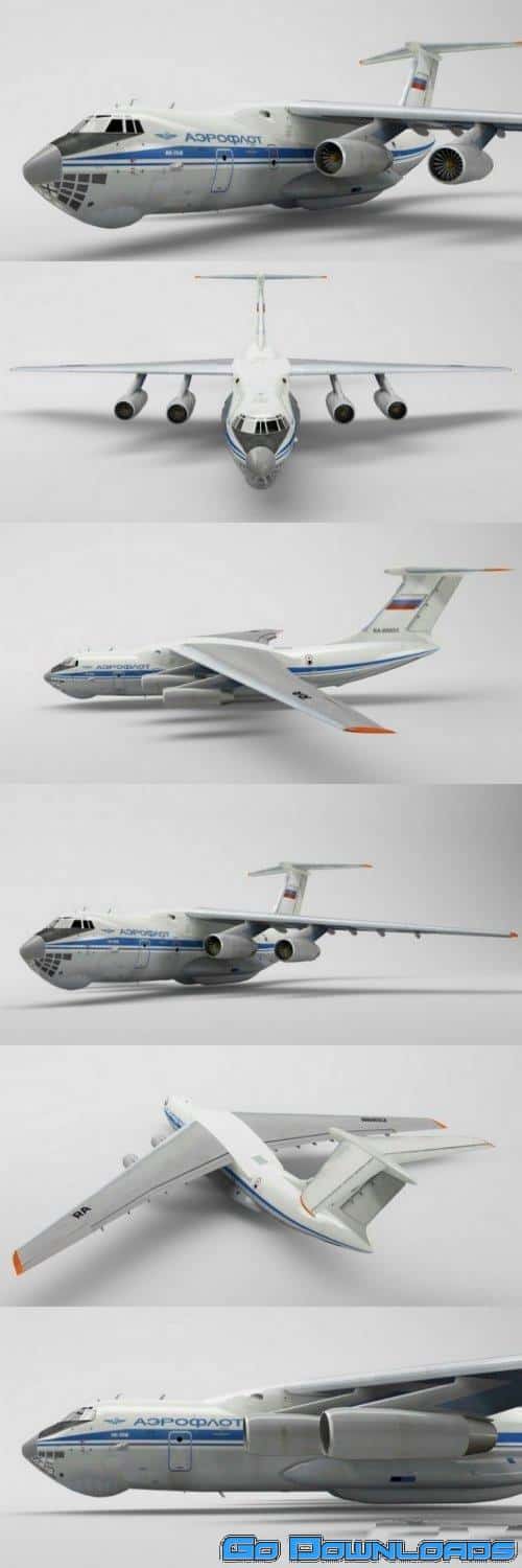 IL-76M 3D model Free Download
