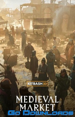 Kitbash3D Props Medieval Market Free Download