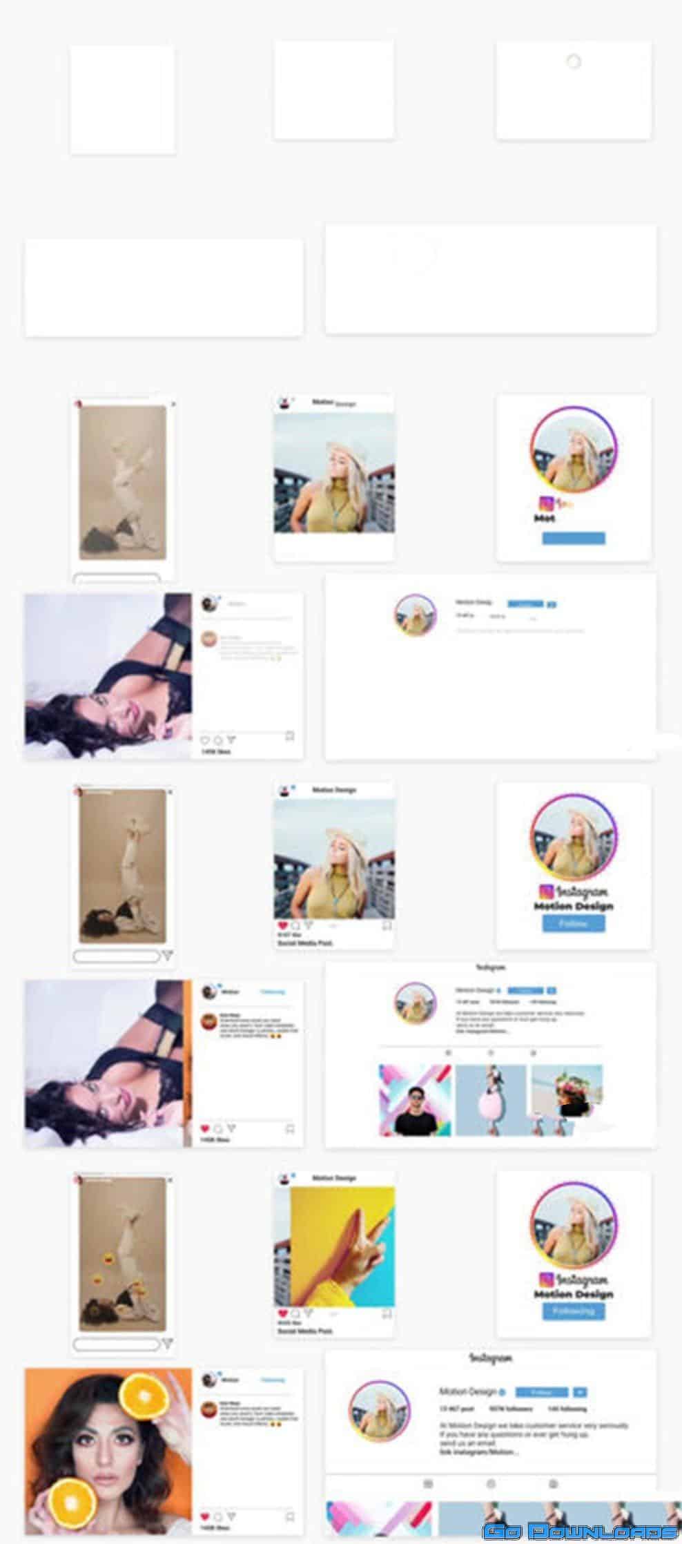 Motionelements Instagram Animated Posts 16261703 Free Download