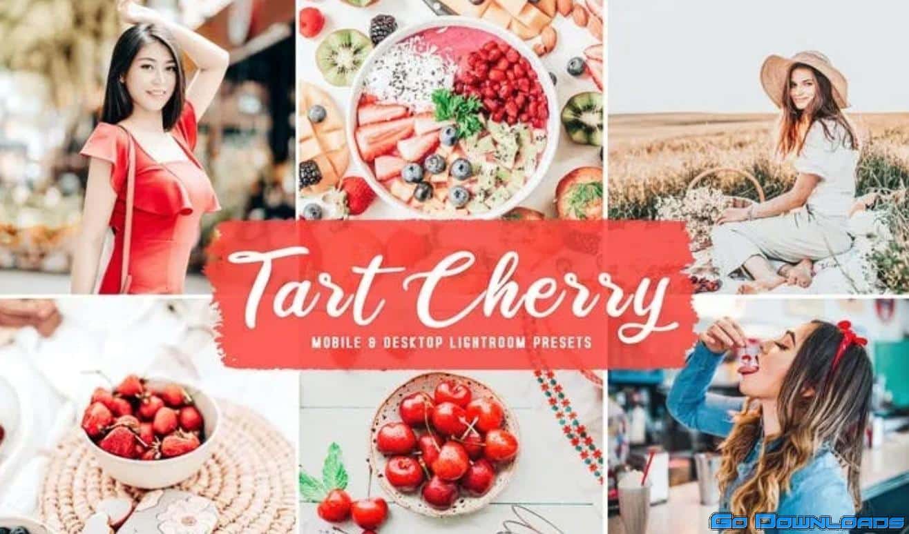 Tart Cherry Mobile & Desktop Lightroom Presets Free Download