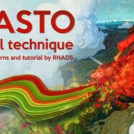 Artstation – IMPASTO – Digital Oil Technique. Video tutorial (Eng subs)+Tools +Brushes +Patterns