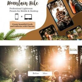 CreativeMarket Mountain Hike Lightroom Presets 4974925 Free Download