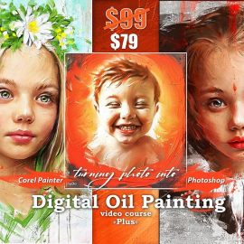 Digital Oil Painting video course PLUS Free Download