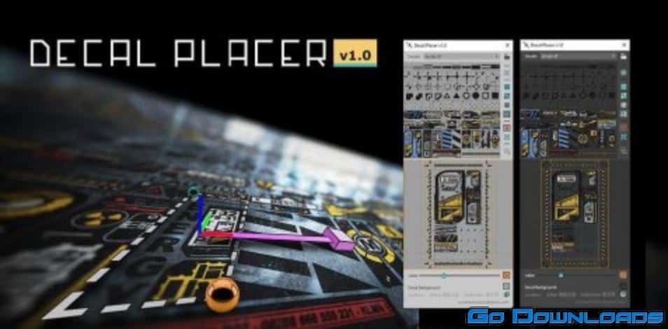 MXTools Decal Placer 1.0 FIX for 3DsMax 21 , 22 Free Download