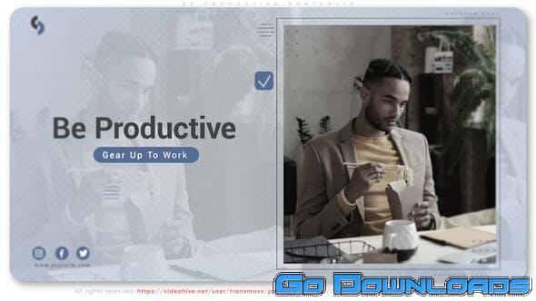 Videohive Be Productive. Life Balance Portfolio 31882310 Free Download
