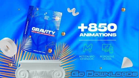 Videohive Gravity Social Media and Broadcast Pack 26414068 Free Download