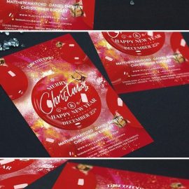 CM Christmas Party Flyer 2042011 Free Download