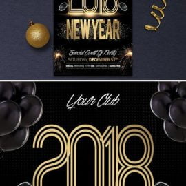 CM – New Year Party Flyer 2022369 Free Download