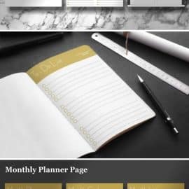 CreativeMarket Daily & Weekly Planner 5633886 Free Download