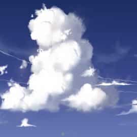 Clouds painting tutorial + 6 Brushes + 3 video process For Clip Studio Paint