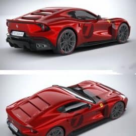 Ferrari Omologata 2020 3D Model SQUIR Free Download