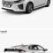 Hyundai Ioniq hybrid with HQ interior 2019 3D model Free Download