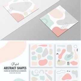 Pastel Abstract Shapes #5 Free Download