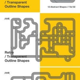 Retro | Transparent Outline Shapes | Vol. 02 Free Download