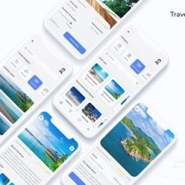 Travel App UI Kit Free Download