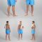Shirtless man with white towel standing 231 VR / AR / low-poly 3d model Free Download