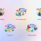 Videohive Happy People Standing Together – Flat Concepts 42903092 Free Download