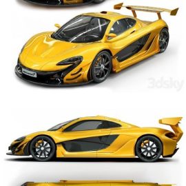 McLaren_P1 3D model Free Download