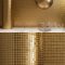 Gold mosaic material on glass | Corona Free Download