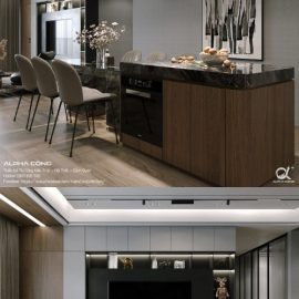 Living Room Kitchen Interior by Tuan Anh Doan Free Download